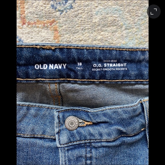 Old Navy OG Straight High Rise Jeans - Picture 4 of 4